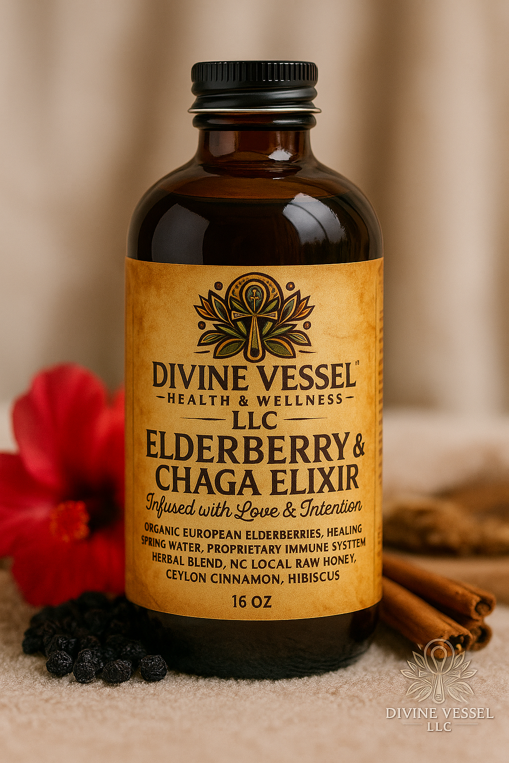 Elderberry + Chaga Elixir