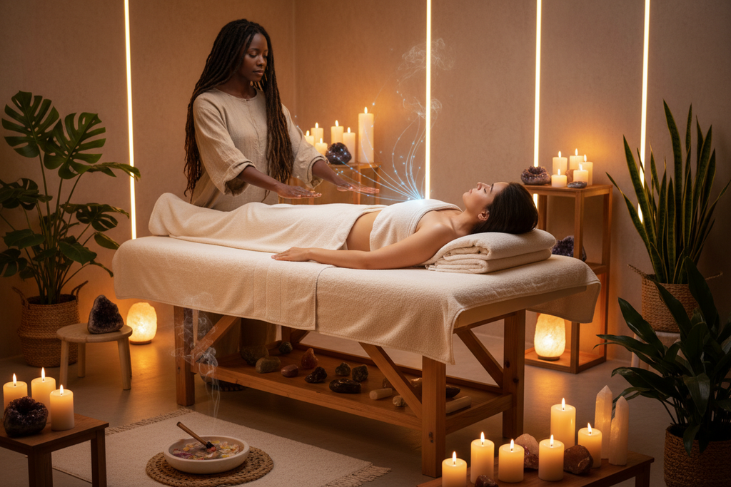 Reiki Healing with Middle Eastern Client